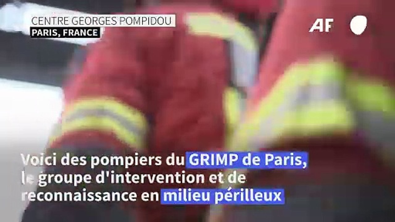 Les pompiers du GRIMP, une unité spécialisée dans les cordes et le vide