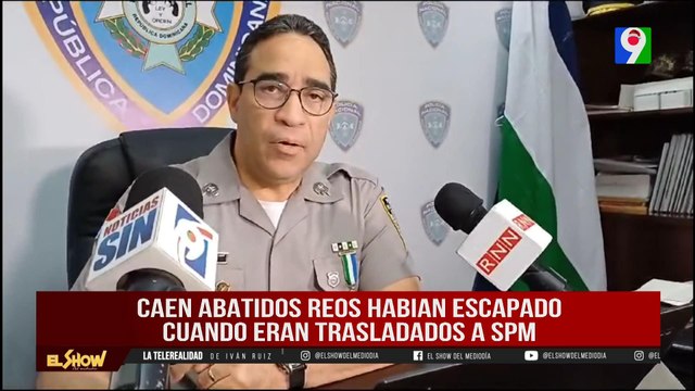 Caen abatidos reos habían escapado cuando eran trasladados a SPM | El Show del Mediodía