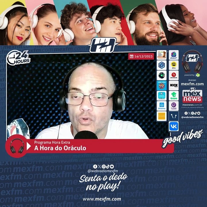 Quadro: "A Hora do Oráculo" (14/Dez/2023) #ProgramaHoraExtra #Humor #Radio #mexfm #webradiomexfm #AHoraDoOraculo