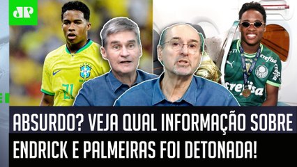 "AH, TENHA PACIÊNCIA! O Palmeiras DEVERIA CHEGAR na CBF e..." NOTÍCIA sobre Endrick é CRITICADA!