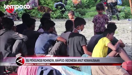 Isu Pengungsi Rohingya, Mahfud: Indonesia Anut Kemanusiaan