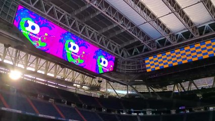 El Real Madrid en la recta final de terminar el videomarcador 360º
