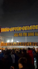 Ankaragücü taraftarından Faruk Koca'ya destek