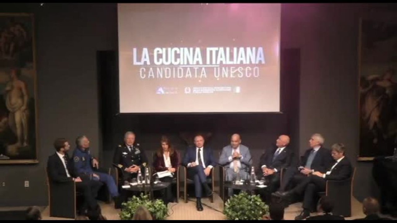 La cucina italiana candidata a patrimonio dell'Unesco vola nello Spazio