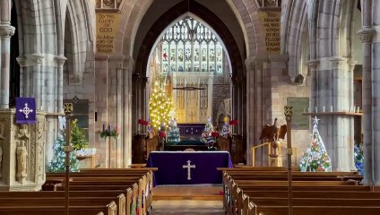 Crediton Church Christmas Tree Festival, video by Alan Quick IMG_1519