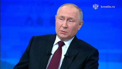 Putin rechaza una pronta paz con Ucrania en su primera rueda de prensa de la guerra