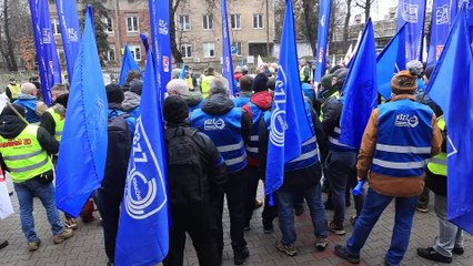 KRAKÓW PROTEST HUTNICY