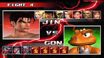 Jin Kazama Tekken 3 Gameplay 4K 60 FPS