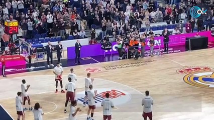 Una ovación interminable: así recibió el WiZink Center a la leyenda Pablo Laso