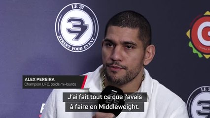 UFC - Pereira : "J’ai fait tout ce que j’avais à faire en Middleweight"