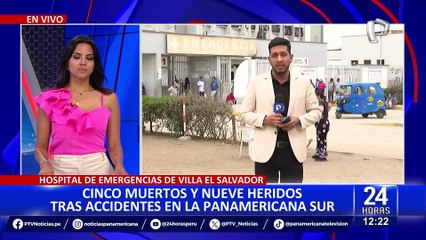 Tragedia en Lurín: Cinco muertos y nueve heridos tras accidentes en la Panamericana Sur