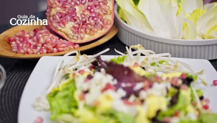 Romã não pode faltar no ano novo: faça essa salada verde com romã