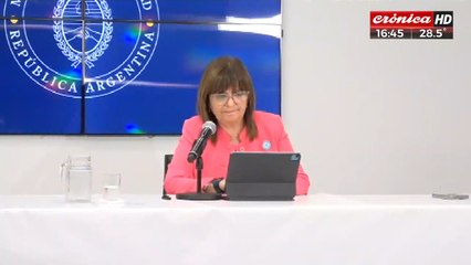Bullrich: "Vivimos muchos años bajo un desorden absoluto"