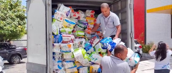 Instituições recebem fraldas arrecadadas no Circuito Arnon de Mello