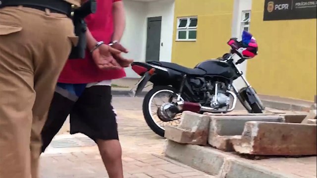 Jovem é detido com moto furtada em Cascavel