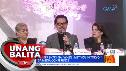 Cast ng 2023 MMFF entry na "When I Met You in Tokyo," full force sa media conference | UB