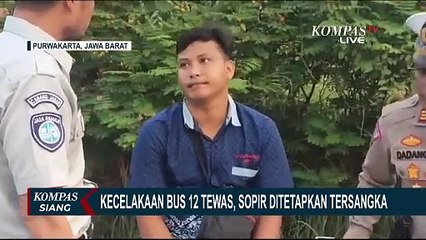 Terbukti Lalai dalam Mengemudi, Polisi Tetapkan Sopir Bus Handoyo Jadi Tersangka!