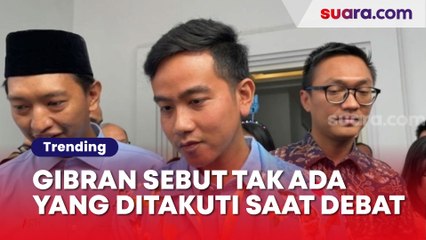 Tak Masalah Diremehkan, Gibran Sebut Tak Ada yang Ditakuti saat Debat Cawapres