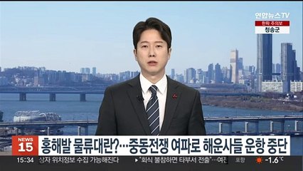 홍해발 물류대란 오나…중동 전쟁 여파로 대형 해운사 잇단 운항 중단