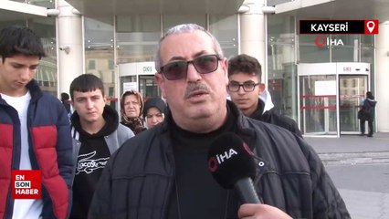 Kayseri'de ki feci kazanın güvenlik kamerası ortaya çıktı