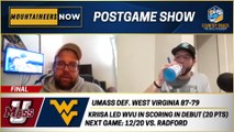 Mountaineers Now Postgame Show: UMass Holds Off West Virginia