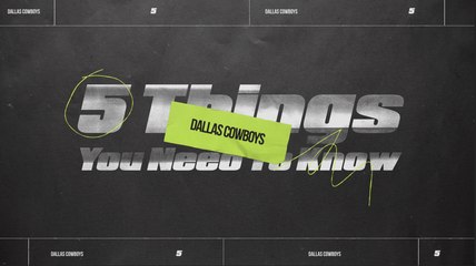5 Things You Need To Know Before Game Time: Dallas Cowboys vs. Buffalo Bills