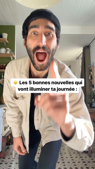 Les bonnes nouvelles de la semaine
