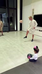 Cristiano Ronaldo com os filhos