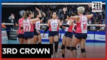 Creamline completes 15-0 sweep, takes third straight All-Filipino crown