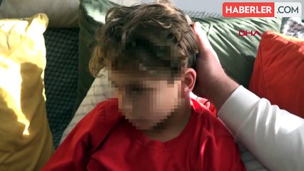 Trabzon'da Okulda Düşen Öğrencinin Ayak Bileği Kartonla Sarıldı