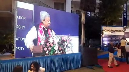 Pankaj Patel eminent businessman talks at 7th Convocation function of GLS University in Ahmedabad