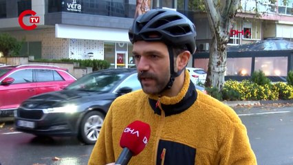 Bağdat Caddesi'ndeki bisiklet yolu tehlike saçıyor