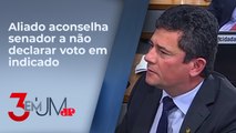 “Não perderei a civilidade”, diz Sergio Moro sobre abraço em Flávio Dino na sabatina