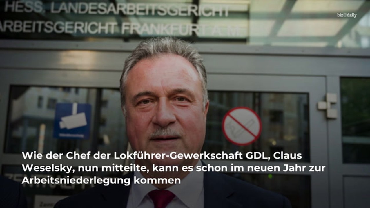 GDL-Chef droht: DANN sind neue Streiks geplant