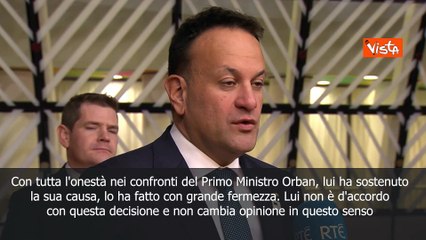 Download Video: Negoziati adesione Ucraina, il Primo Ministro irlandese: Orban non ha usato il veto