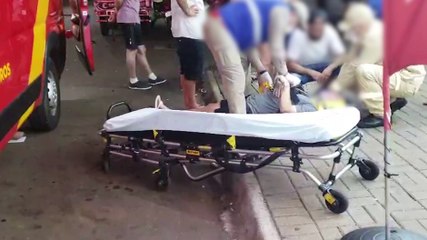 Motociclista fica ferido em acidente no Floresta