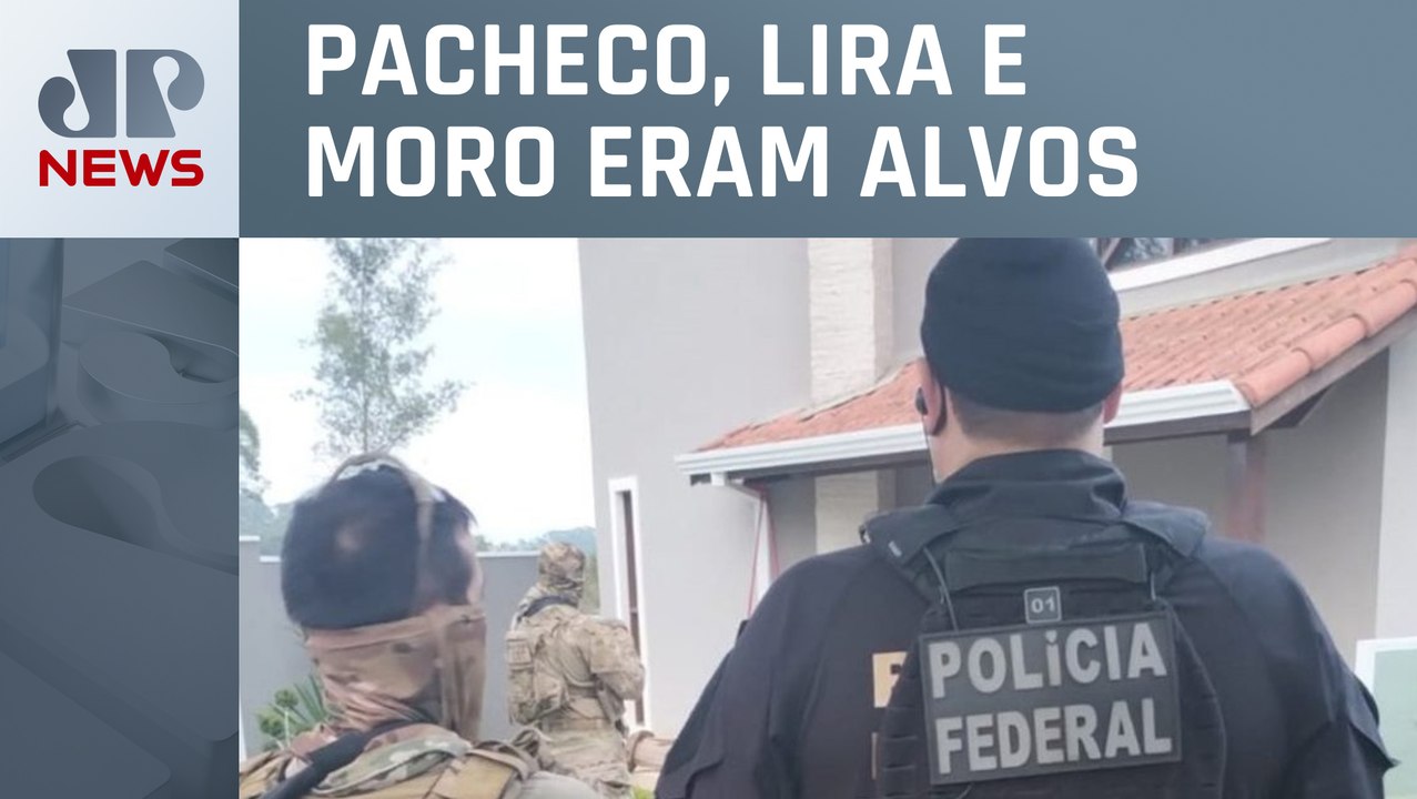 PF prende suspeitos de planejar ataques a autoridades políticas