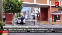 Autoridades decomisan arsenal a la delincuencia organizada en Zacatecas