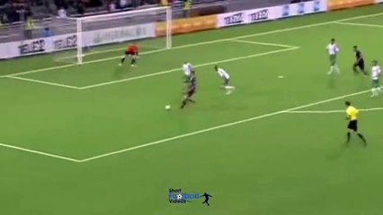 Zlatan fails a trick hugs defender 2015 Ibrahimovic