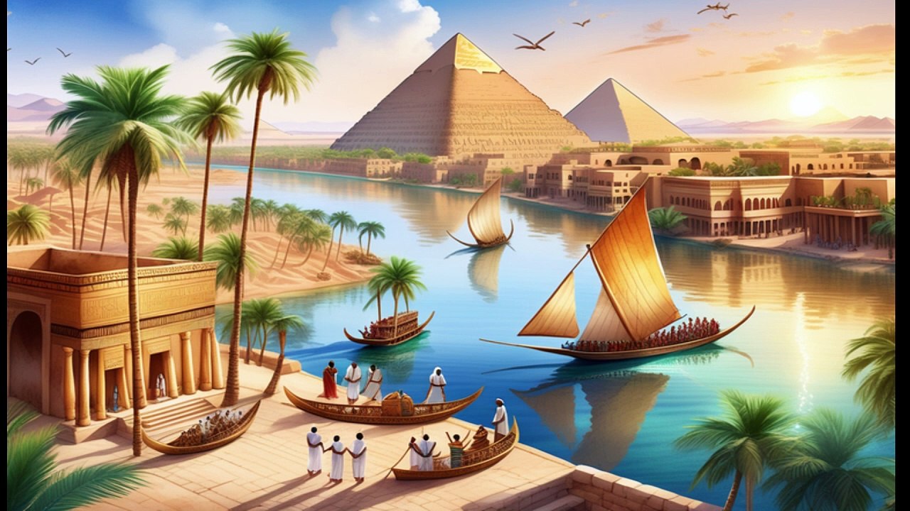 How did the Nile River impact the development of ancient Egypt