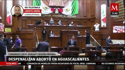 El Congreso del Estado aprueba la despenalización del aborto en Aguascalientes