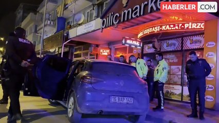 İnegöl'de alkol kontrolünde zorluk çıkaran sürücü gözaltına alındı