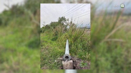 Una docena de postes del C-5 fueron derribados en tres municipios de Jalisco