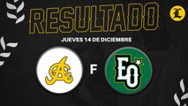 Resumen Águilas Cibaeñas  vs Estrellas Orientales | 14 dic  2023 | Serie regular Lidom