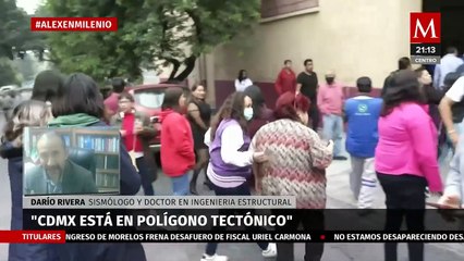 "La intensidad de los sismos se sienten por la profundidad": Darío Rivera Sismólogo