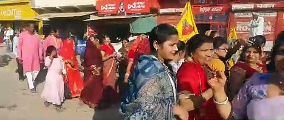 निशान यात्रा की अगुवाई में श्रीश्याम ने किया नगर भ्रमण