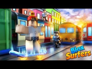 Polisten Kaçıyorum Dünya Rekoru Kırıyorum | Roblox Blox Surfers