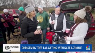 This Connecticut Christmas tree farm has a holiday tailgate tradition