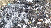 Biomedical waste lying in the park, risk of infection