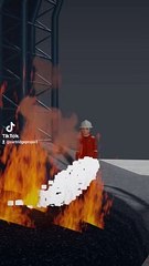 Fire Fighter 3d animation